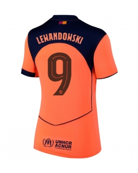 Billige Fotballdrakt Barcelona Robert Lewandowski #9 Replika Tredjedrakt Dame 2025-26 Kortermet Billige Fotballdrakt Barcelona Robert Lewandowski #9 Replika Tredjedrakt Dame 2025-26 Kortermet